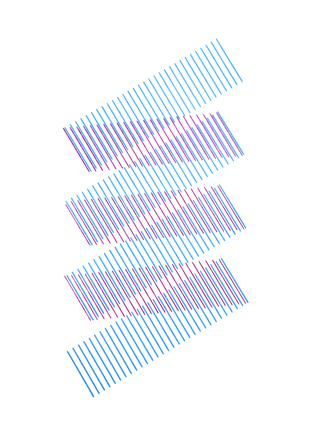Envelope 253 W, White — hand-pulled screen print by ezgaa lab, photograph 2