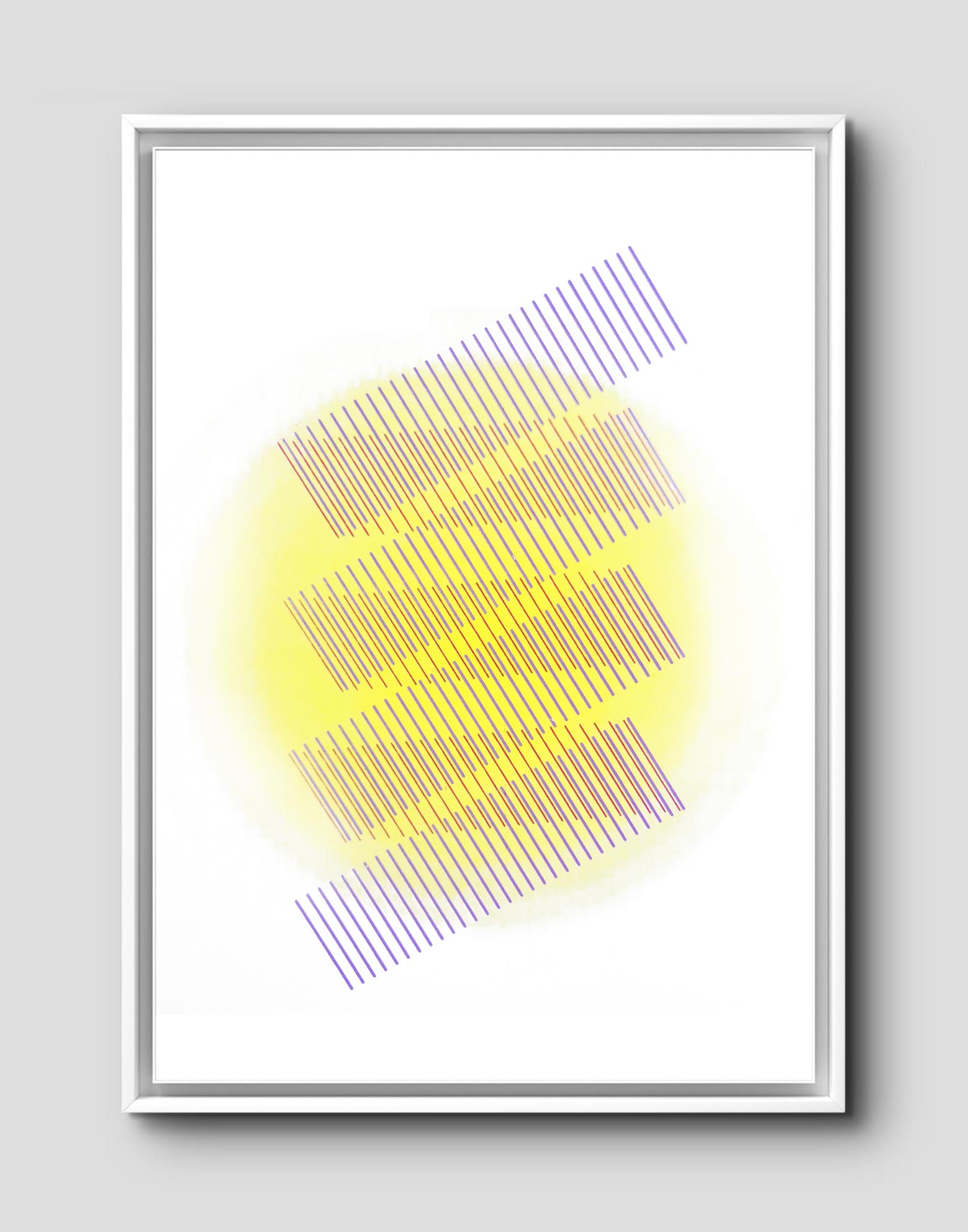 Envelope 252 W, White — hand-pulled screen print by ezgaa lab