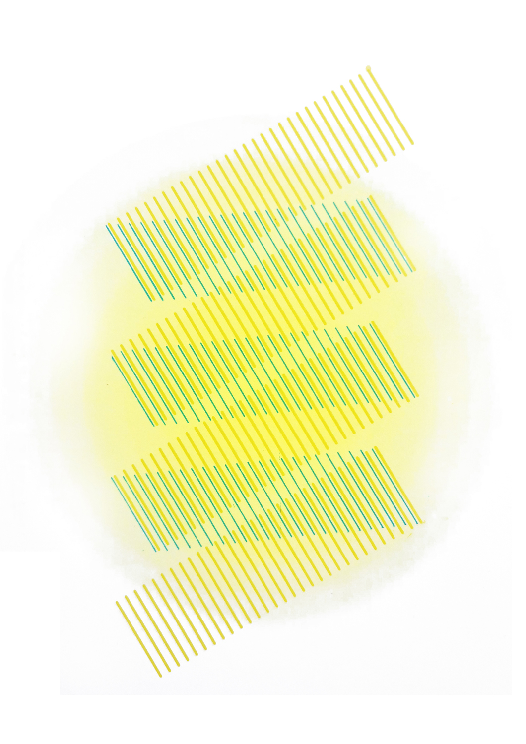 Envelope 252 W, White — hand-pulled screen print by ezgaa lab, photograph 2